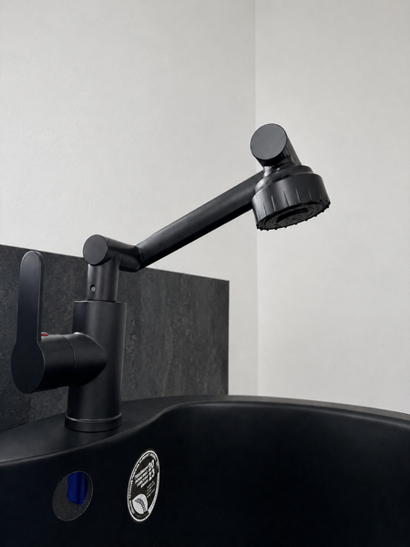 Змішувач для кухні Estro (L-04) Black Bathmix 25707 фото
