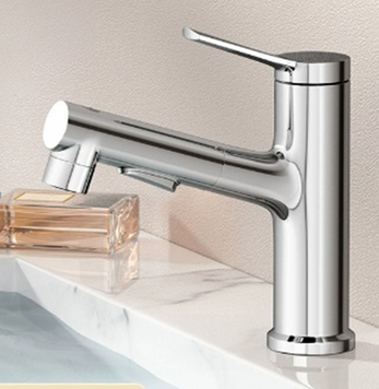 Змішувач для умивальника Prime (L-01) Chrome Bathmix 25705 фото