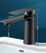 Змішувач для умивальника Quadro (L-08) Black Bathmix 25863 фото 1