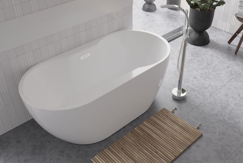 Ванна акрилова NAVIA ретро 160х80 з сифоном клік-клак NAVARA56106 фото