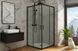 Душова кабіна 90х90 см квадратна BathMix BM AQUA 211 скло прозоре 6 мм без піддону профіль чорний 23317 фото 2
